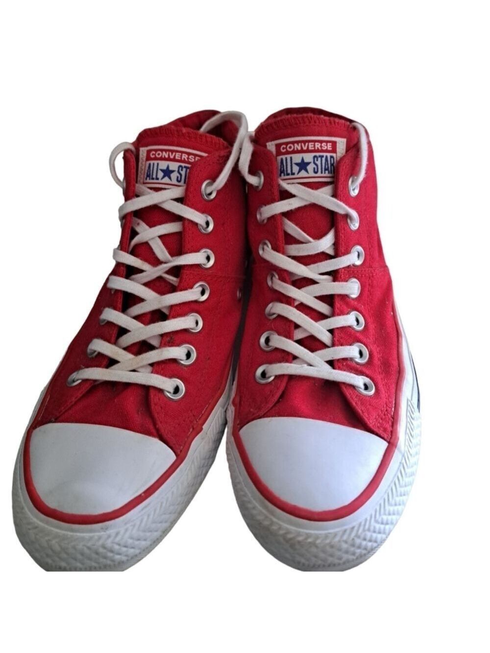 Converse Chuck Taylor All Star Madison Mid Top Sneakers shoes red canvas comfy 9 - Picture 5 of 12
